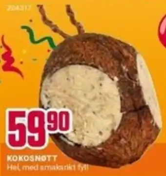 Europris Kokosnøtt tilbud