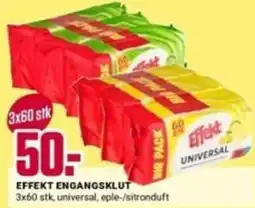 Europris Effekt engangsklut tilbud