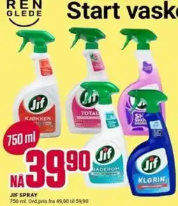 Europris Jif spray tilbud