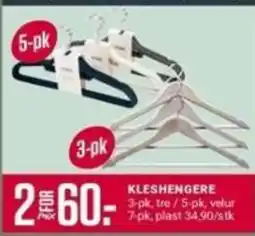 Europris Kleshengere tilbud