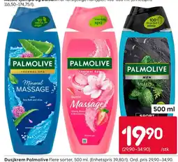 Rusta Palmolive dusjkrem flere sorter tilbud