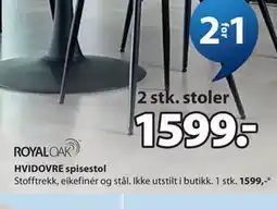 JYSK HVIDOVRE spisestol tilbud