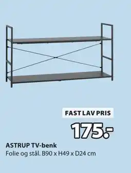 JYSK ASTRUP TV-benk tilbud