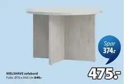 JYSK NIELSHAVE sofabord tilbud