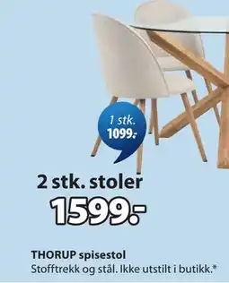 JYSK THORUP spisestol tilbud