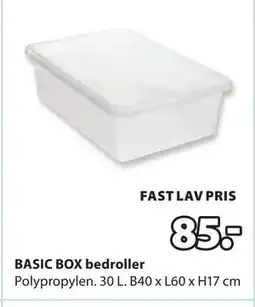 JYSK BASIC BOX bedroller tilbud