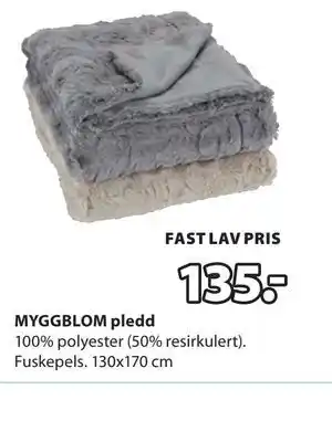 MYGGBLOM pledd
