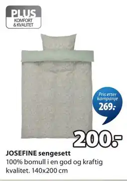 JYSK JOSEFINE sengesett tilbud