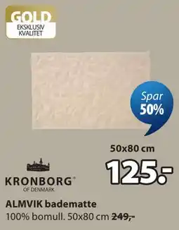 JYSK ALMVIK badematte tilbud