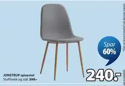 JYSK JONSTRUP spisestol tilbud