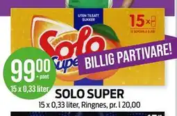 Kiwi SOLO SUPER tilbud
