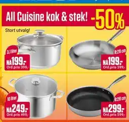 Europris All Cuisine kok & stek tilbud