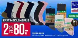 Europris TRYSILSOKK, Medlemspris tilbud