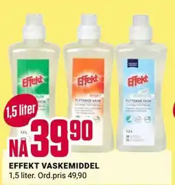 Europris EFFEKT VASKEMIDDEL tilbud