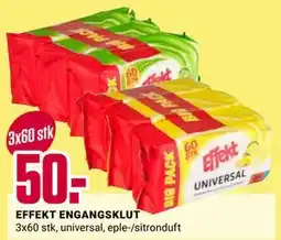 Europris EFFEKT ENGANGSKLUT tilbud