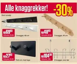 Europris Alle knaggrekker! tilbud