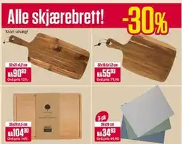 Europris Alle skjærebrett tilbud