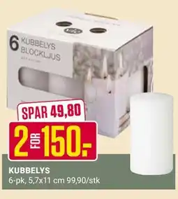 Europris KUBBELYS tilbud