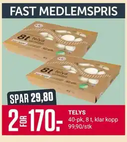 Europris TELYS, Medlemspris tilbud