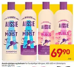 Rusta Aussie sjampo og balsam tilbud