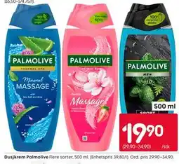 Rusta Dusjkrem Palmolive tilbud