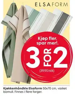 Rusta Kjøkkenhåndkle Elsaform tilbud