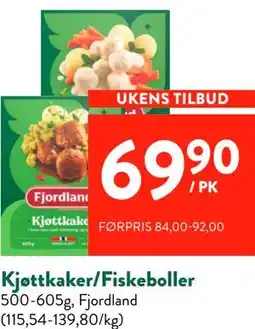 Jacobs Kjøttkaker/Fiskeboller tilbud