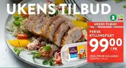 Jacobs FERSK KYLLINGFILET tilbud
