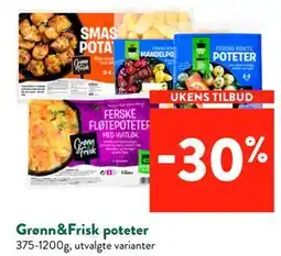 Jacobs Grønn&Frisk poteter tilbud