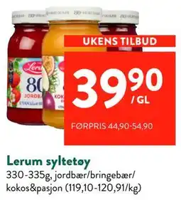Jacobs Lerum syltetøy tilbud