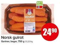 Spar Norsk gulrot tilbud