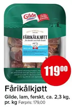 Spar Fårikålkjøtt tilbud
