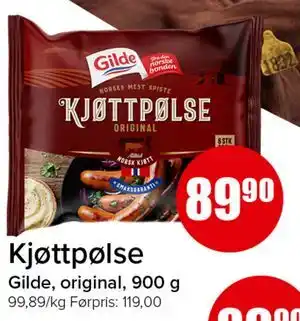 Spar Kjøttpølse tilbud