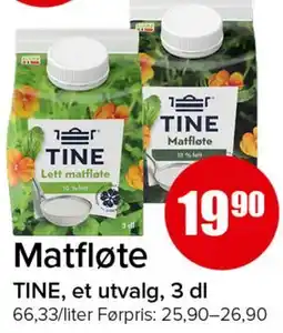 Spar Matfløte tilbud