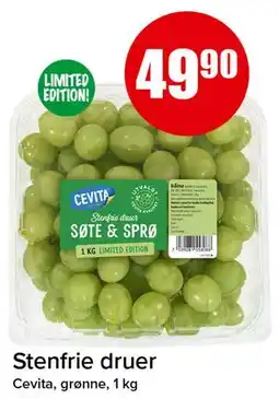 Spar Stenfrie druer tilbud