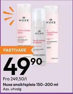 Gigaboks Nuxe ansiktspleie 150–200 ml tilbud