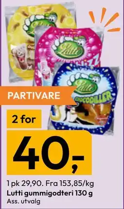 Gigaboks Lutti gummigodteri tilbud