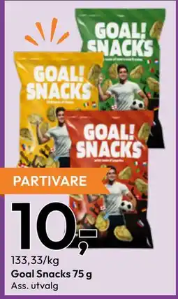Gigaboks Goal Snacks tilbud