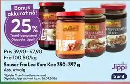 Gigaboks Sauser fra Lee Kum Kee tilbud