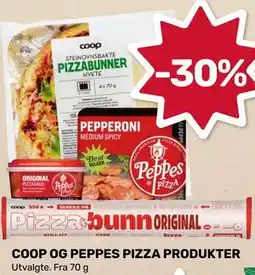Matkroken COOP OG PEPPES PIZZA PRODUKTER tilbud