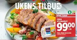 Meny FERSK KYLLINGFILET tilbud