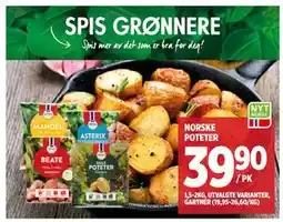 Meny NORSKE POTETER tilbud
