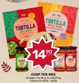 Matkroken COOP TEX-MEX tilbud