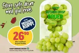 Matkroken COOP GRØNNE DRUER, Medlemspris tilbud