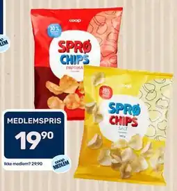 Coop Marked SPRØ CHIPS tilbud
