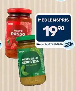 Coop Marked Pesto, Medlemspris tilbud