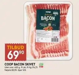 Coop Mega COOP BACON SKIVET tilbud