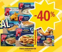 Coop Prix FINDUS FISKEFAVORITTER tilbud