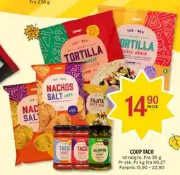 Coop Prix COOP TACO tilbud