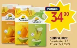 Coop Prix SUNNIVA JUICE tilbud